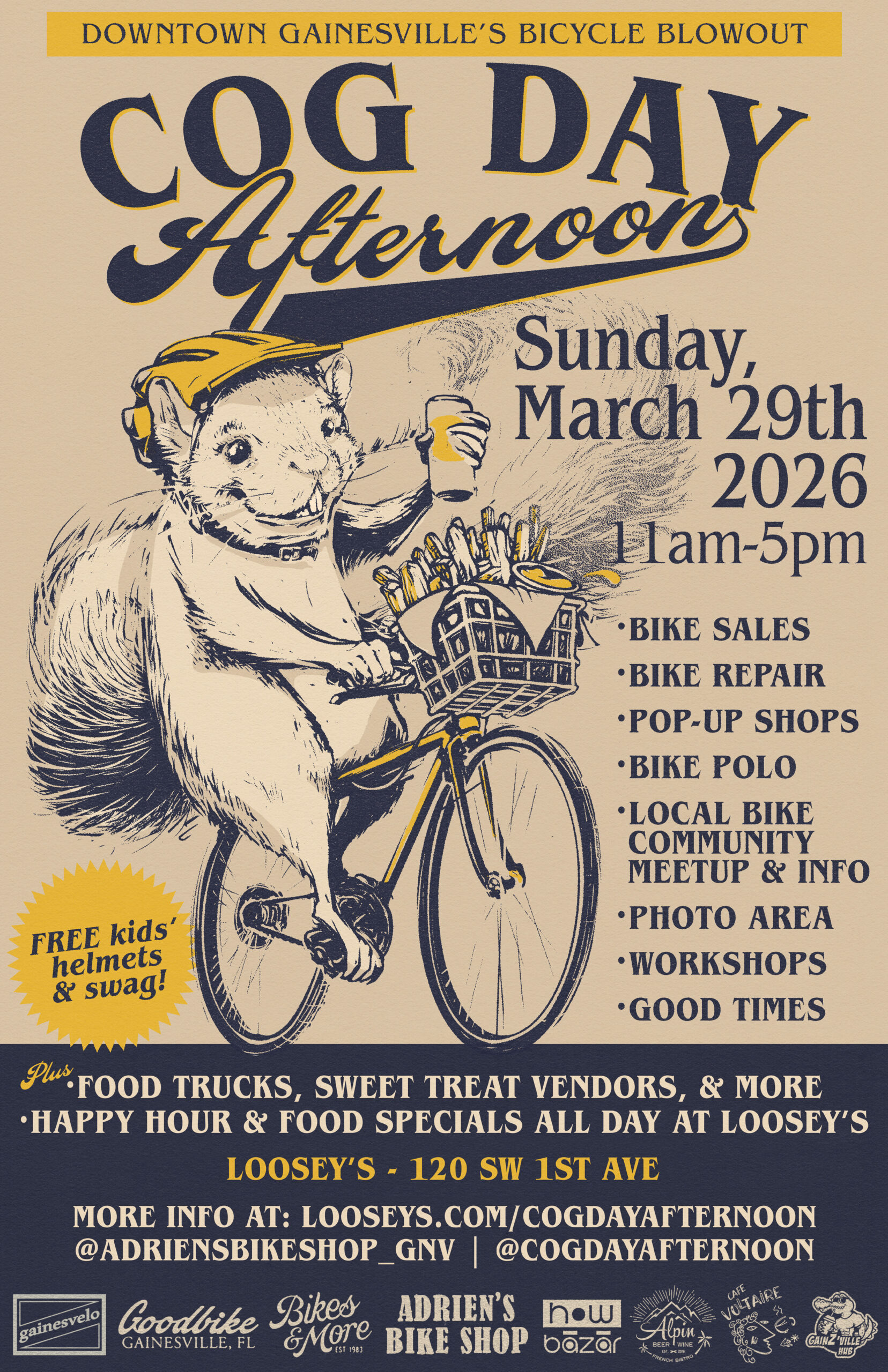 COG Day Afternoon Poster. Info included in the text of this page.