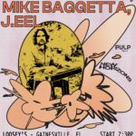 Show poster for show at Loosey's Downtown with musical artistsLuke Schneider, Mike Baggetta, and J.EEL on Wednesday Feb 25, 2026. Doors at 7:30pm, tickets are $12. Presented by Pulp Arts and New Horizons.