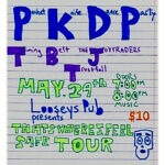 Show poster for May 29th at Looseys. Details on the page.